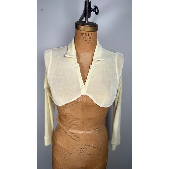 Mirror Palais Underwire Crop Top - White Corset-Inspired Bustier (XS) - Picture 7 of 10